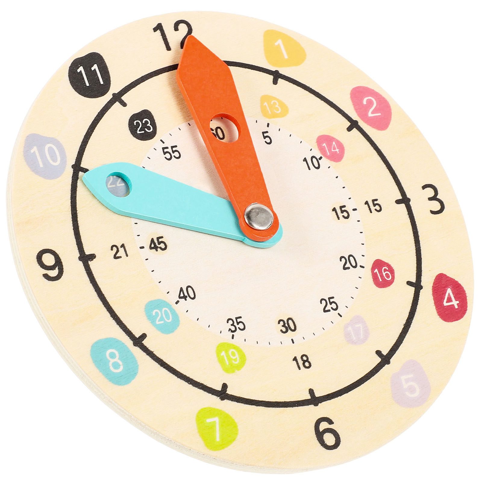 Kids Education Number - Creative Educational Wooden Clock Number Learning