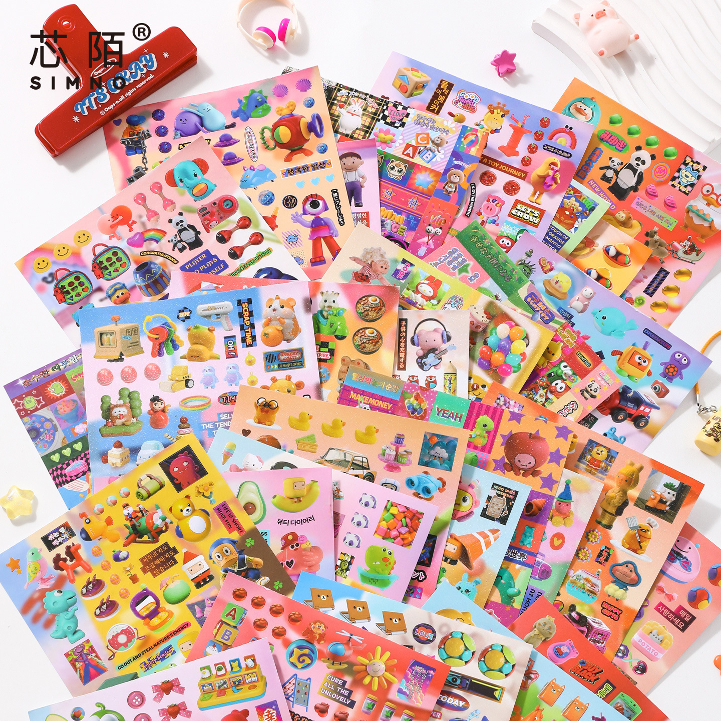 Kids Education School - 30pcs Sticker Books for Child Cute