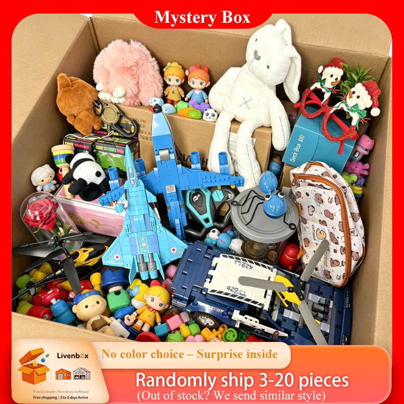 Kids Education Toys - Building Block Mystery Box, Random Mini