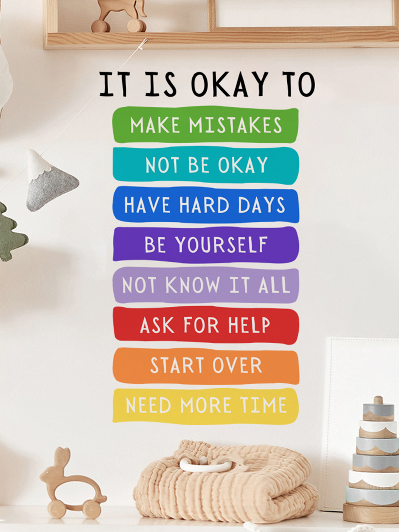 Kids Education Quotes - It's Okay to Not be Okay