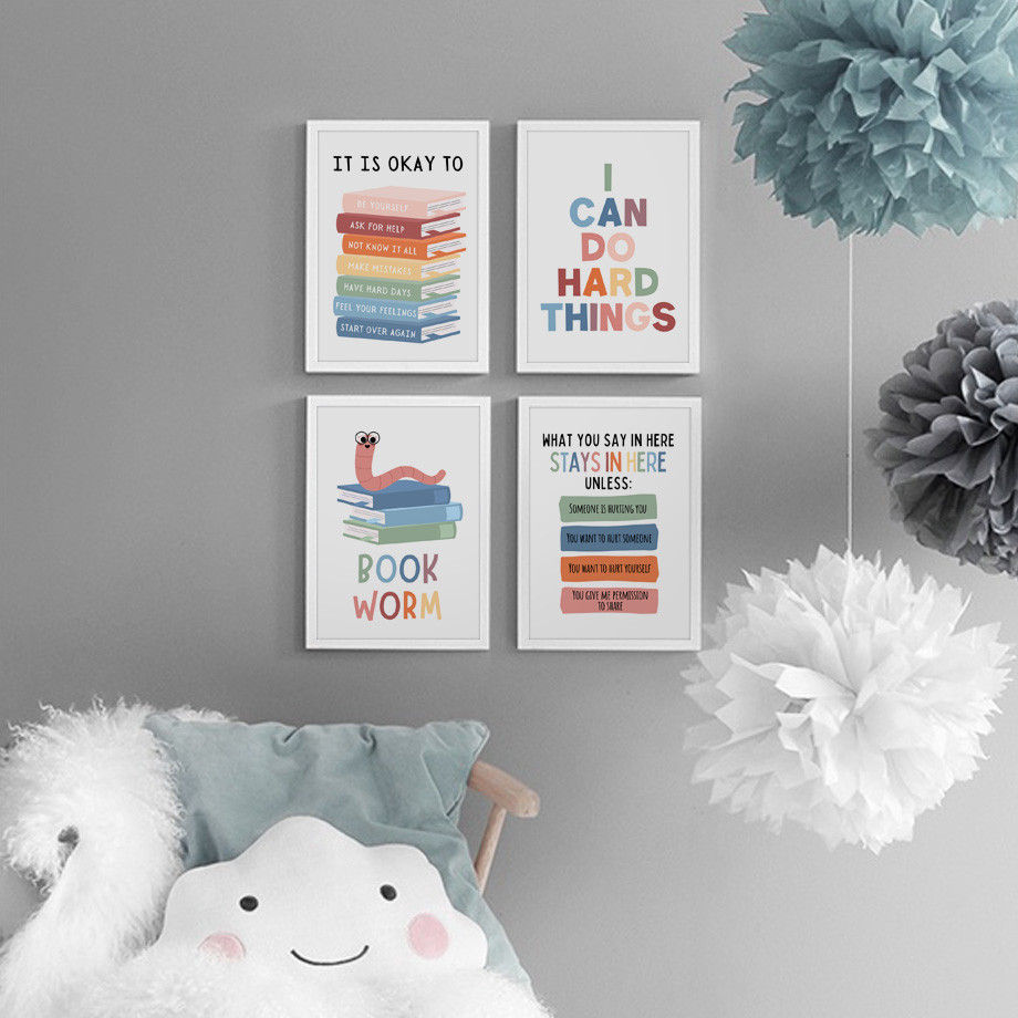 Kids Education Quotes - English Education Quotes Motivational Classroom Posters