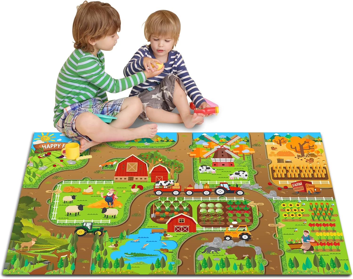 Kids Education In Us - Kids Dream Mat Happy Farm Activity