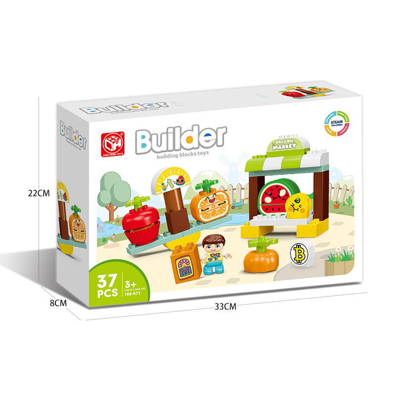 37pcs/set Creative Fruit Cutti - Kids Joy Education ulasan dan harga