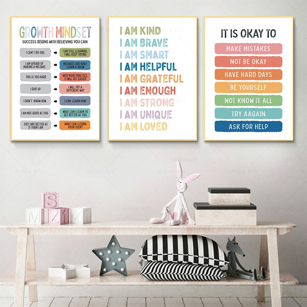 Affirmation for Kids Room Post - Kids Education Quotes ulasan dan harga