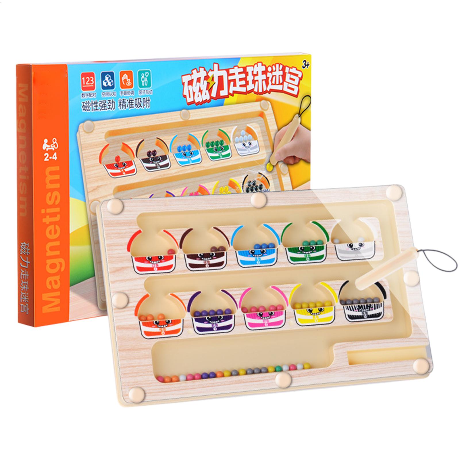 Magnetic Color Number Maze Boa - Kids Education Number ulasan dan harga