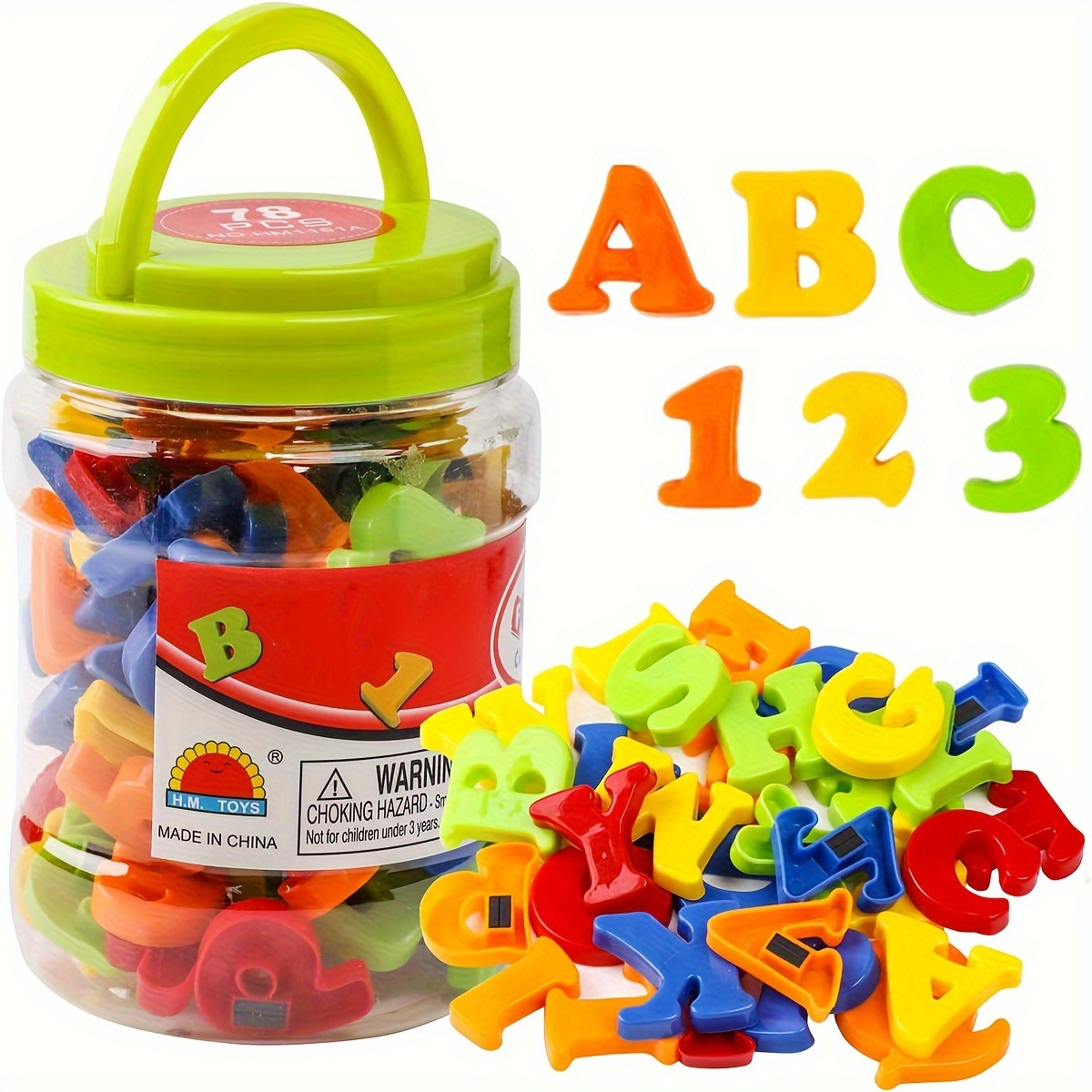 78 PCS Magnetic Letters Number - Kids Education Number ulasan dan harga