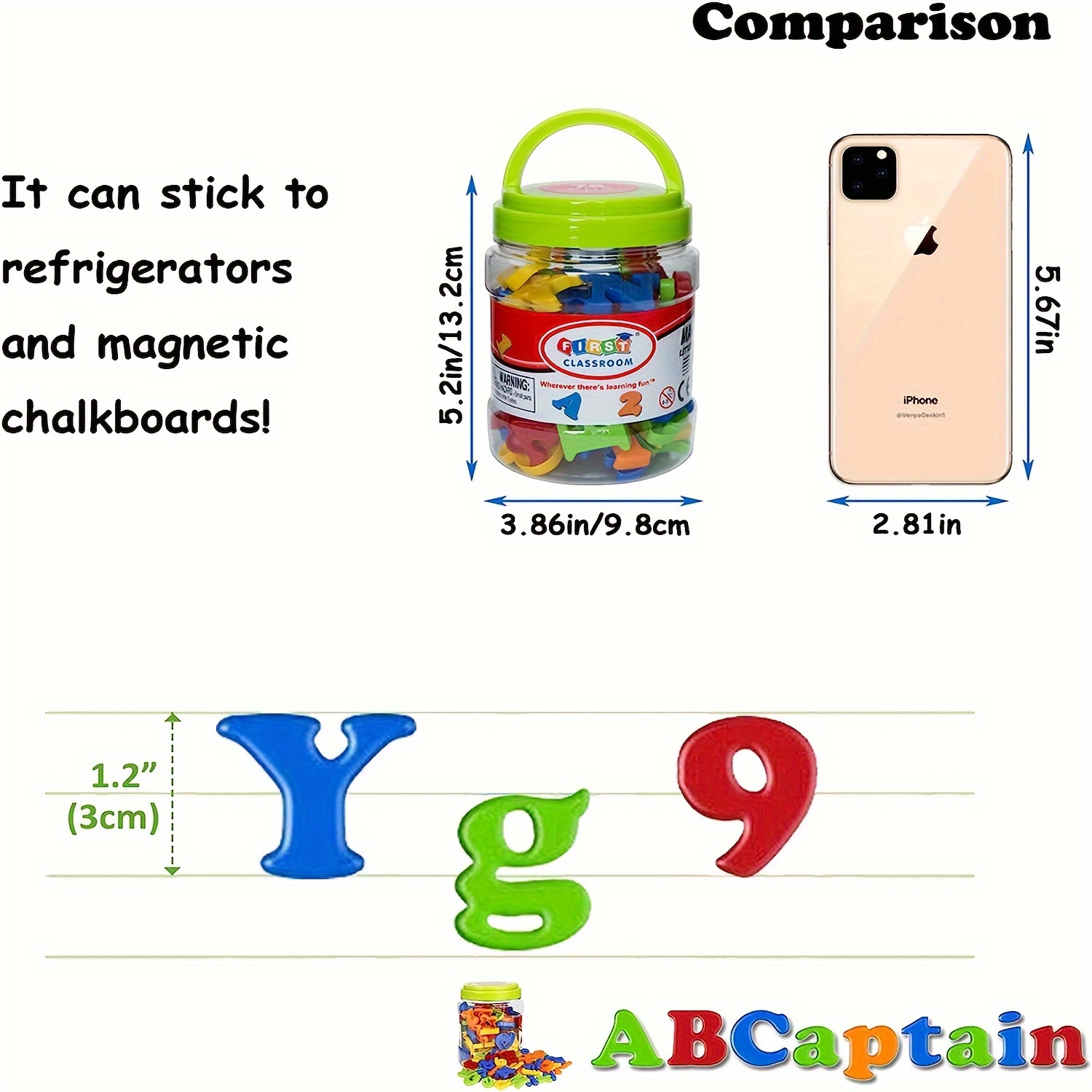 78 PCS Magnetic Letters Number - Kids Education Number ulasan dan harga