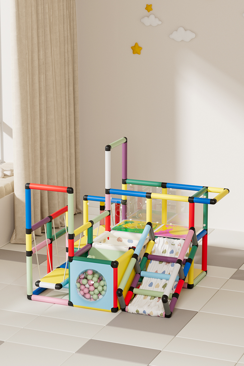 Indoor Toddler Slide Climbing  - Kids Education School ulasan dan harga