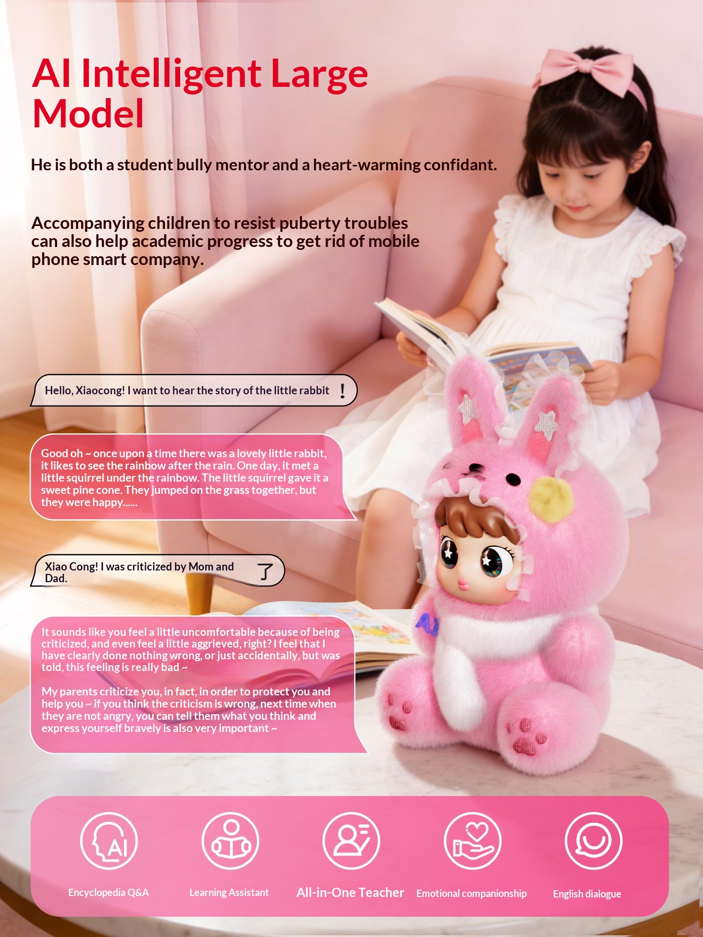 Ai Kids Story Robot Rabbit Sma - Kids Education In Us ulasan dan harga