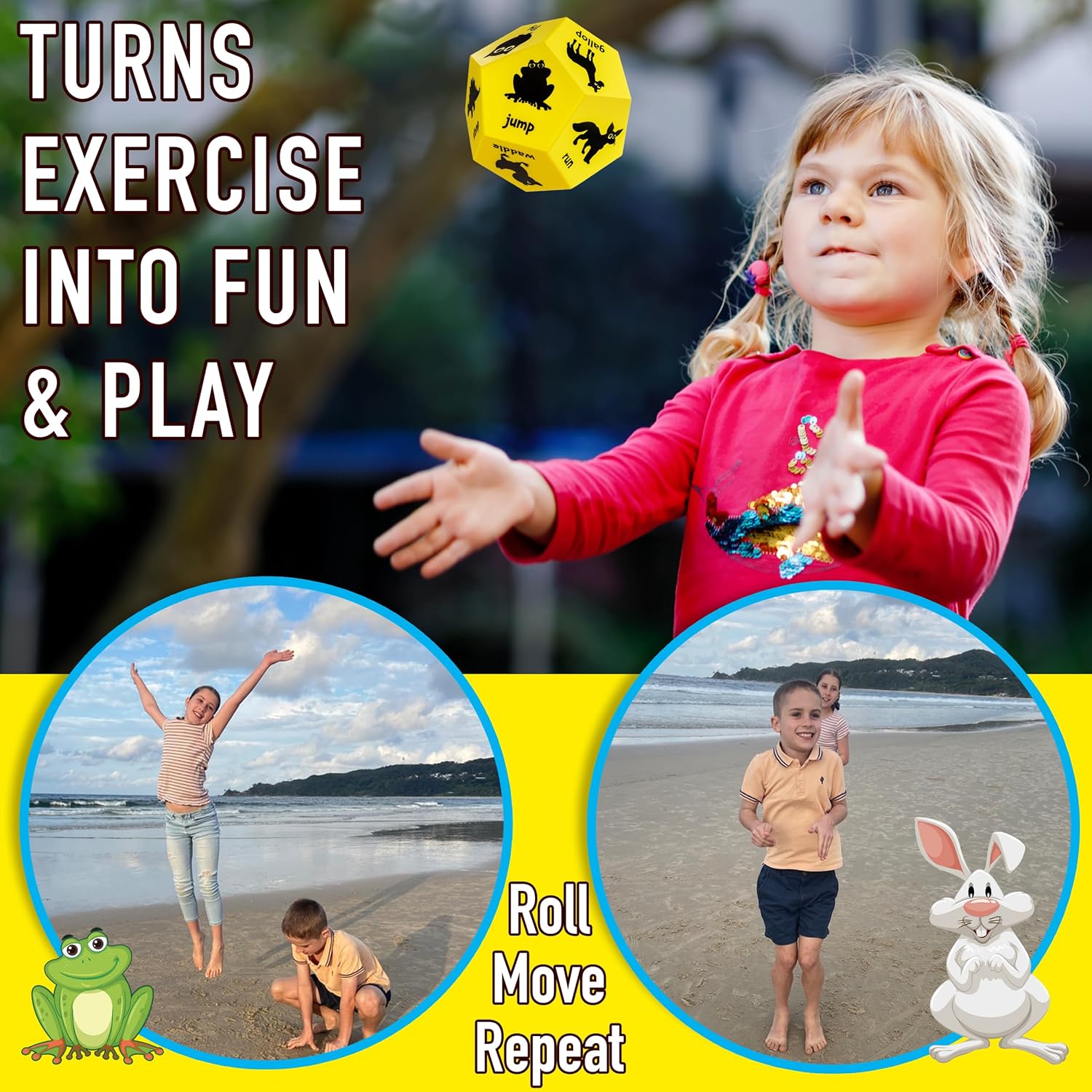 Animal Exercise Dice for Kids  - Kids Education Images ulasan dan harga