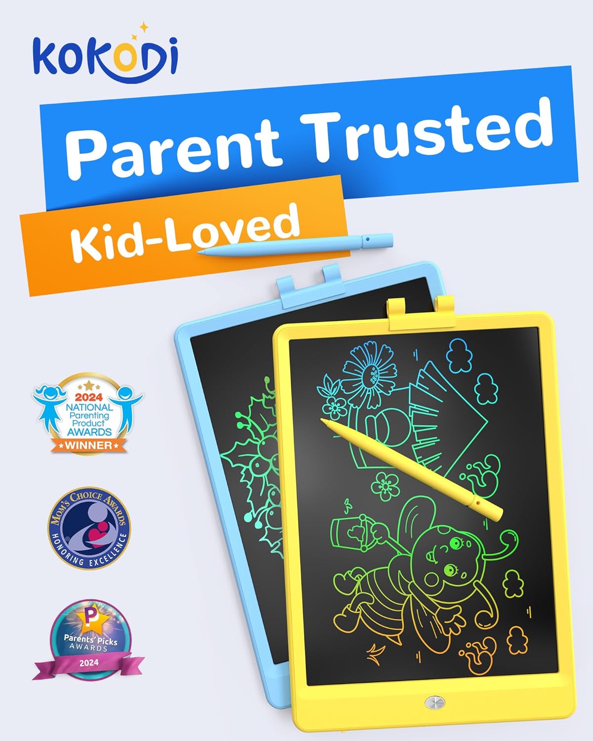 10 Inch LCD Writing Tablet for - Kids Education Images ulasan dan harga