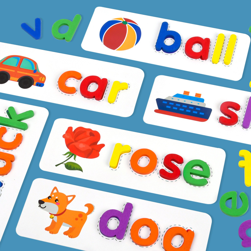 52pcs English Alphabet Spellin - Kids Educational Games Learn English ulasan dan harga