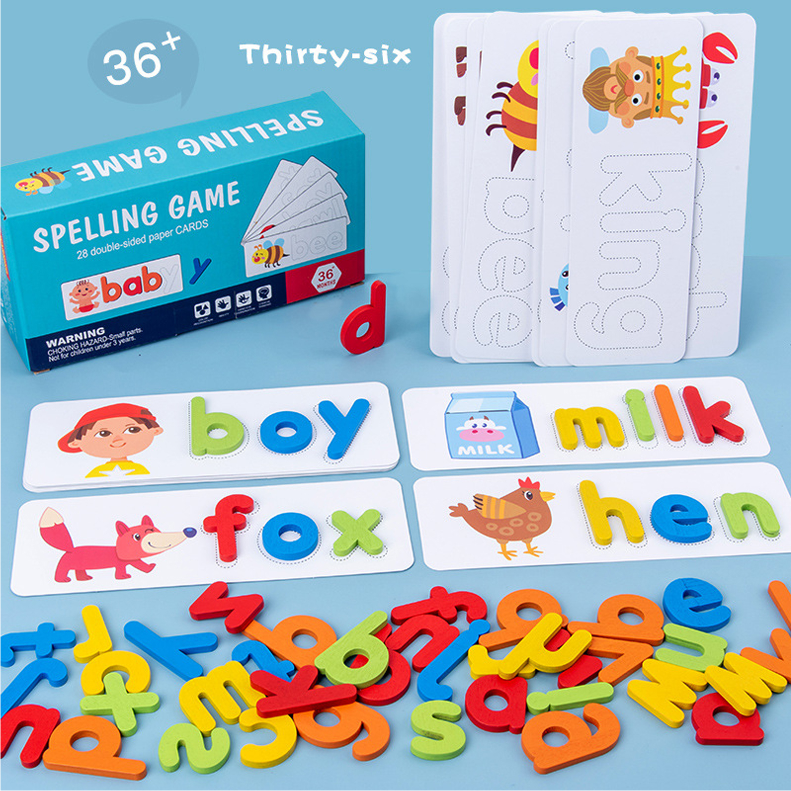 Montessori Alphabet Spelling W - Kids Educational Games Learn English ulasan dan harga