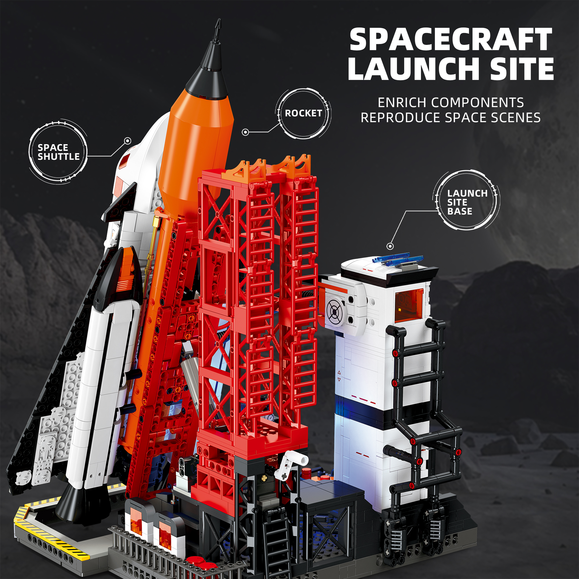 1797PCS Space Series Lighted S - Kids Education Sites ulasan dan harga