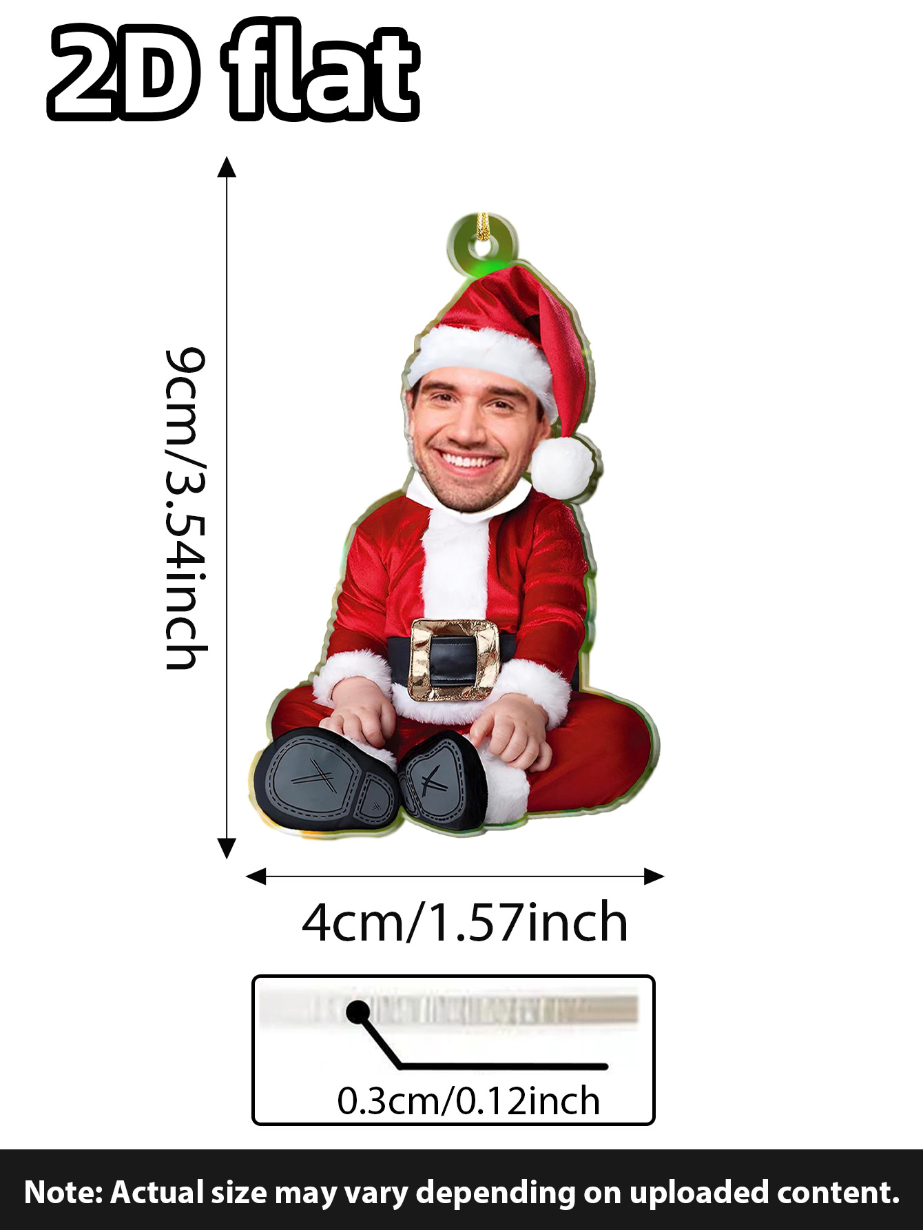Custom Holiday Portrait Orname - Kids Education School ulasan dan harga