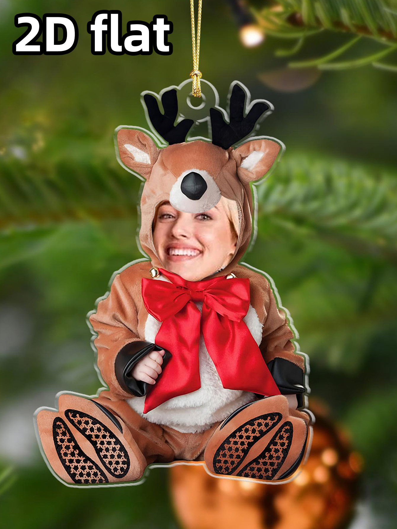 Custom Holiday Portrait Orname - Kids Education School ulasan dan harga