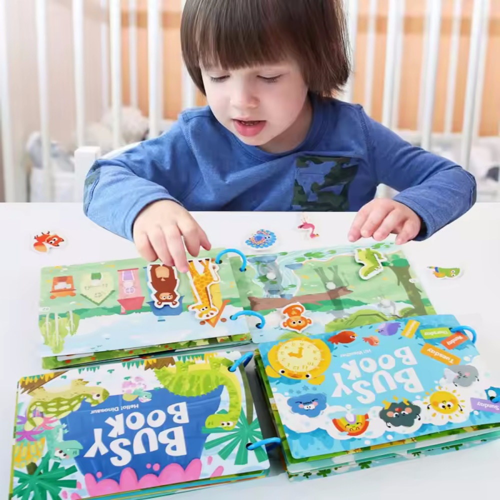 Busy Book Sticker Quiet Book f - Kids Educational Games Learn English ulasan dan harga
