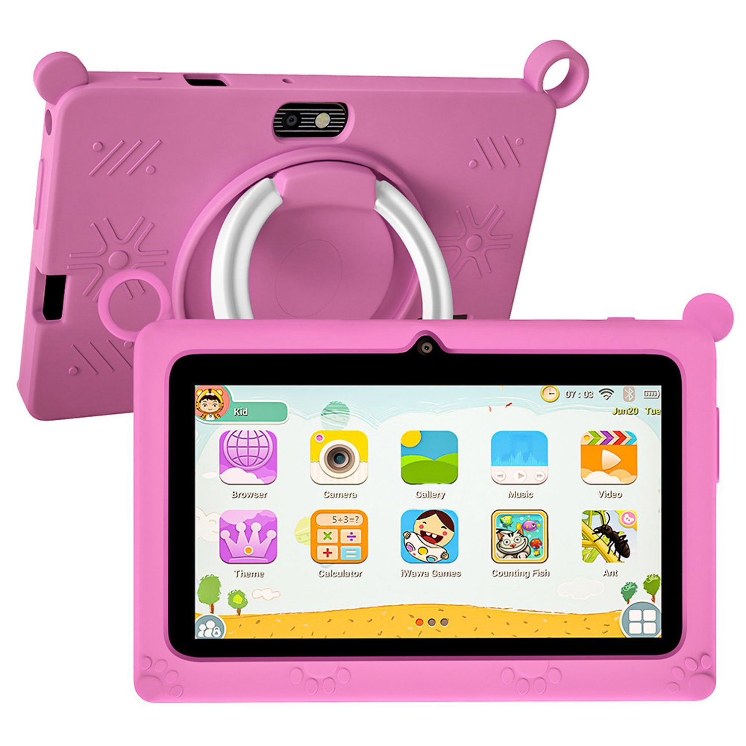 BDF Children's tablet New 7 In - Kids Educational Games Learn English ulasan dan harga