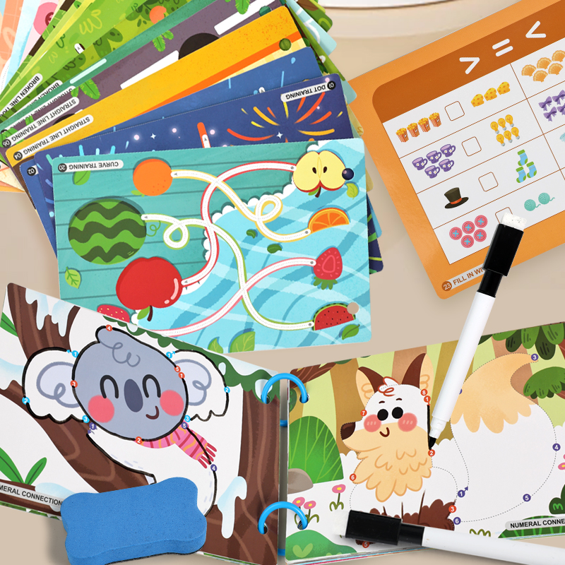 Reusable Kids Busy Book Alphab - Kids Education Number ulasan dan harga