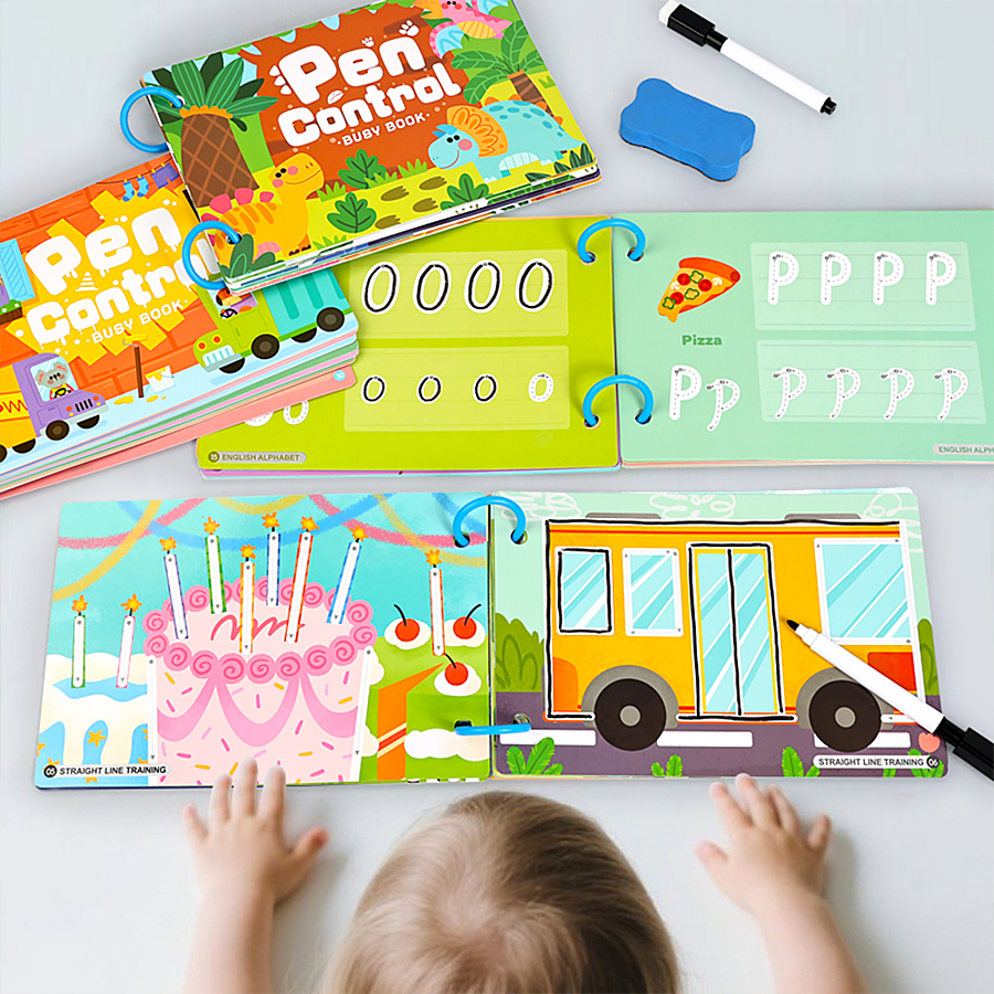Reusable Kids Busy Book Alphab - Kids Education Number ulasan dan harga