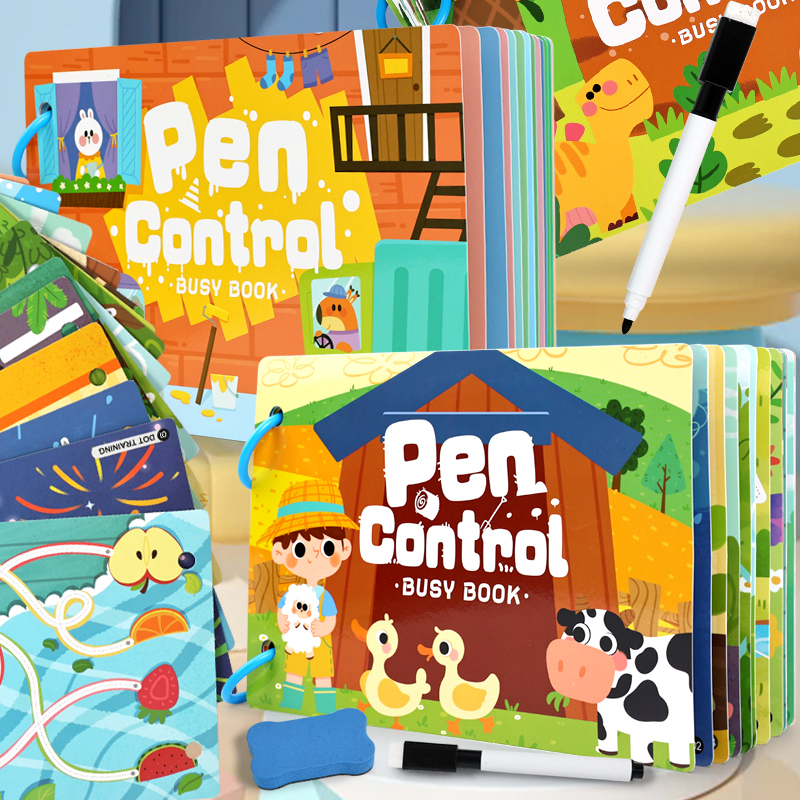 Reusable Kids Busy Book Alphab - Kids Education Number ulasan dan harga