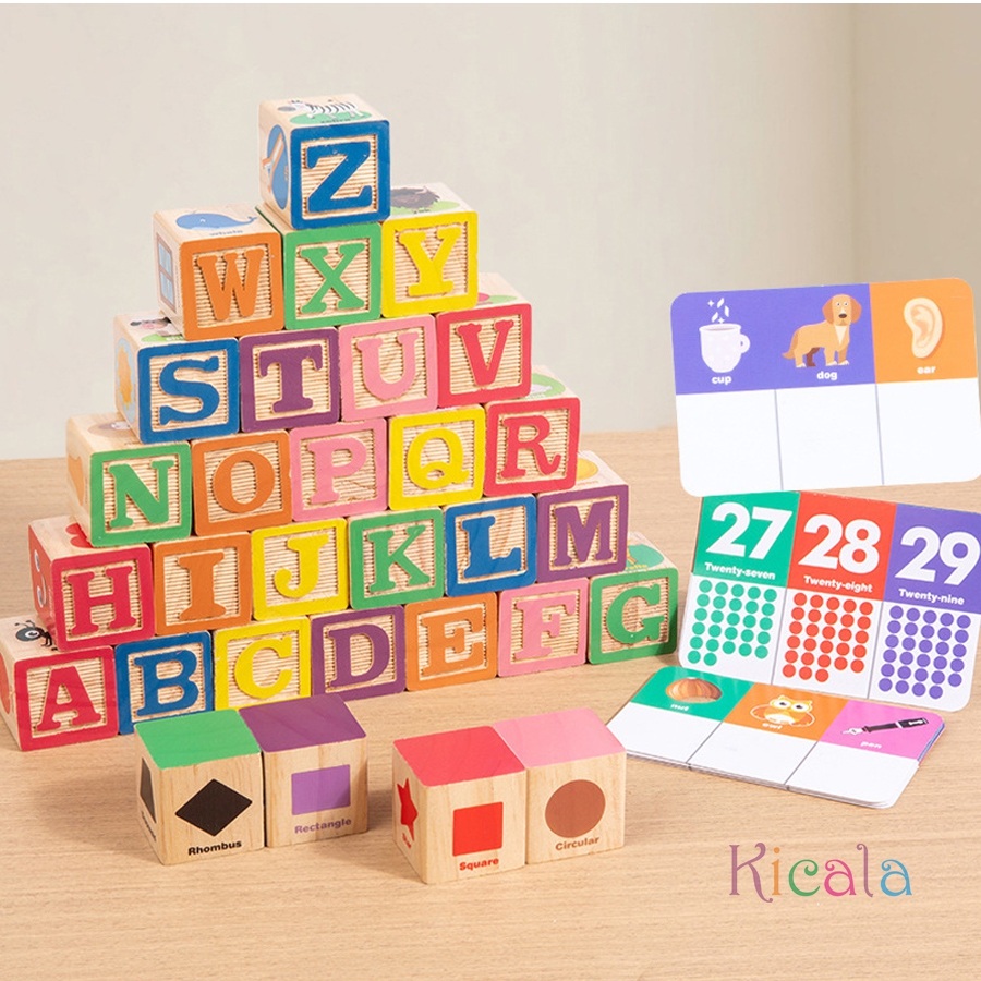 Montessori Wooden Number Block - Kids Education Number ulasan dan harga