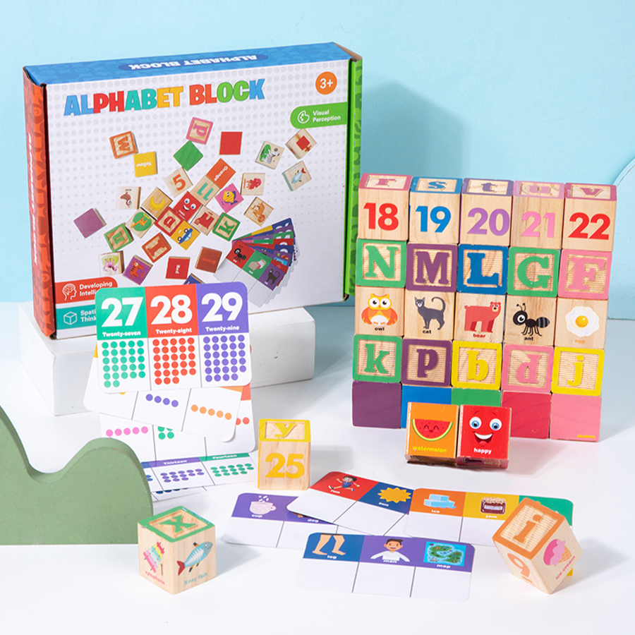 Montessori Wooden Number Block - Kids Education Number ulasan dan harga