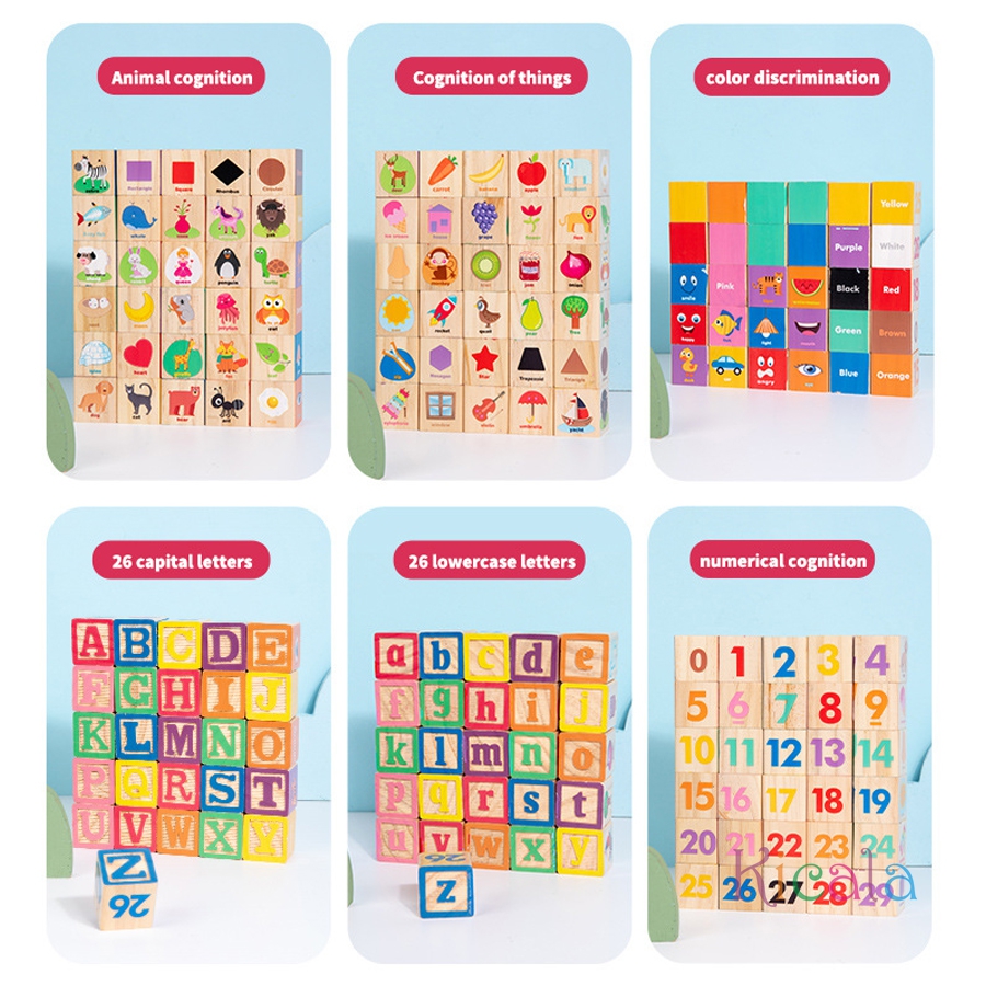 Montessori Wooden Number Block - Kids Education Number ulasan dan harga