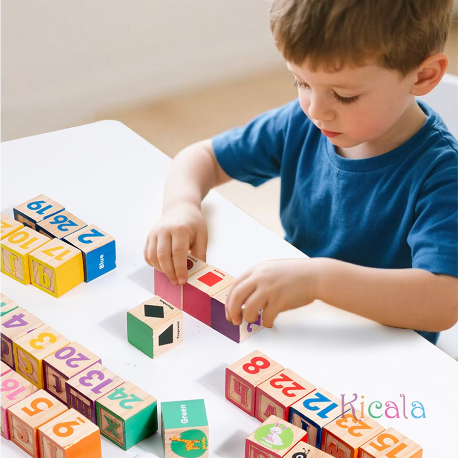 Montessori Wooden Number Block - Kids Education Number ulasan dan harga