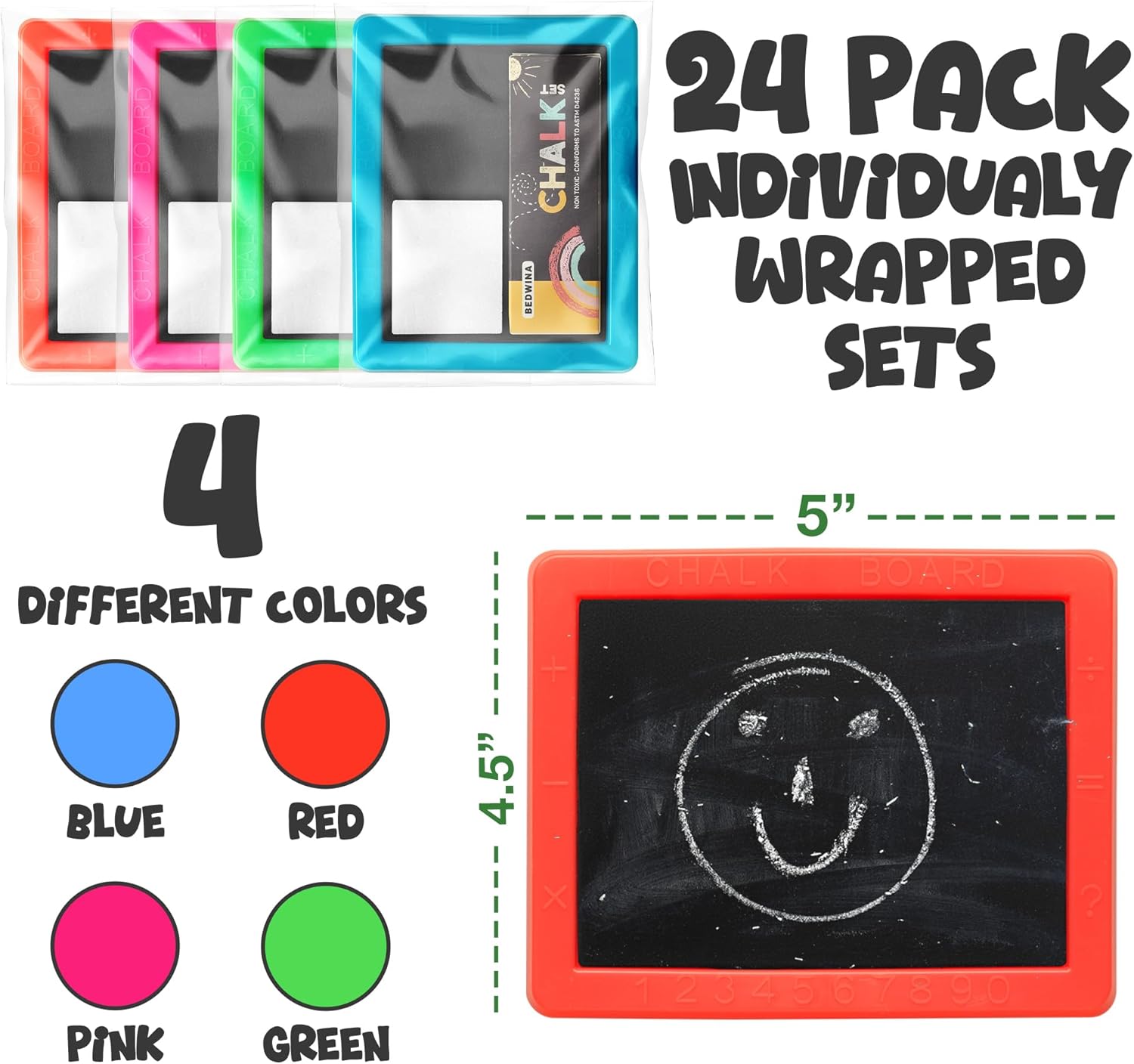 Mini Chalkboard for Kids - Pac - Kids Education Images ulasan dan harga