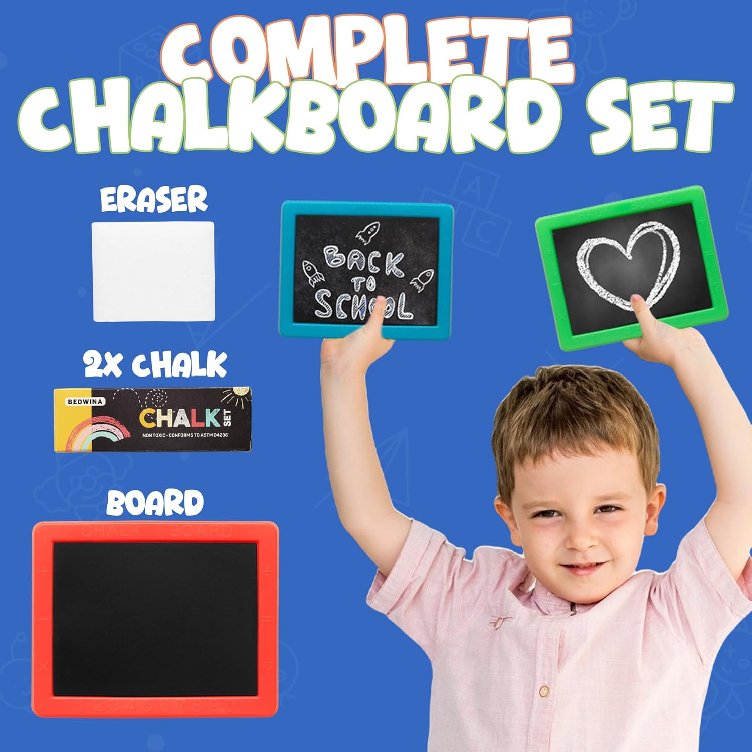 Mini Chalkboard for Kids - Pac - Kids Education Images ulasan dan harga