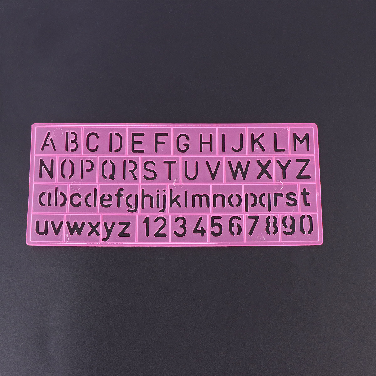 4Pcs Plastic Graffiti Rulers A - Kids Education Number ulasan dan harga