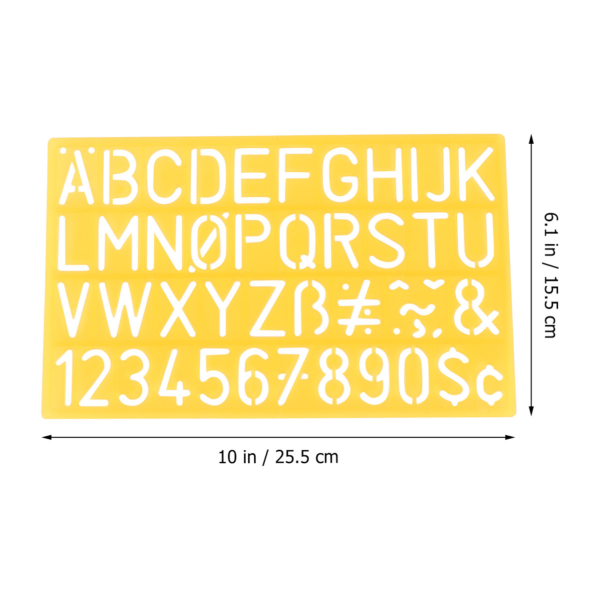 4Pcs Plastic Graffiti Rulers A - Kids Education Number ulasan dan harga