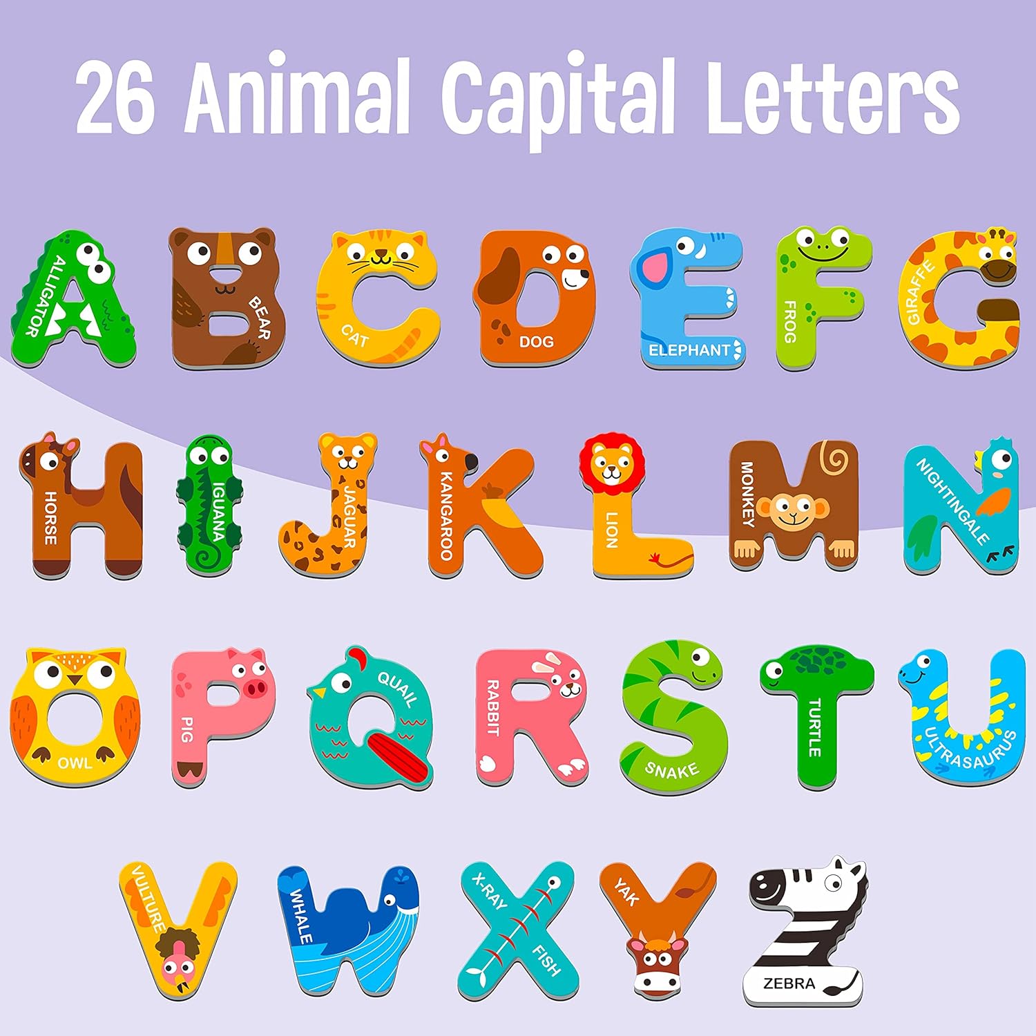 Magnetic Letters for Fridge, L - Kids Education Images ulasan dan harga