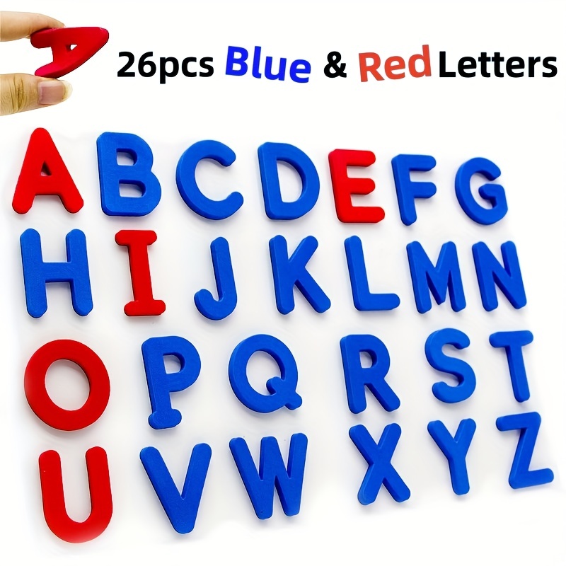 Red & Blue English Letter Magn - Kids Education Number ulasan dan harga