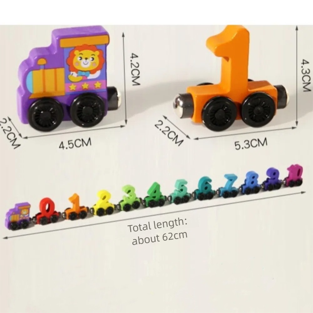 1set 0-10 Number Digital Train - Kids Education Number ulasan dan harga