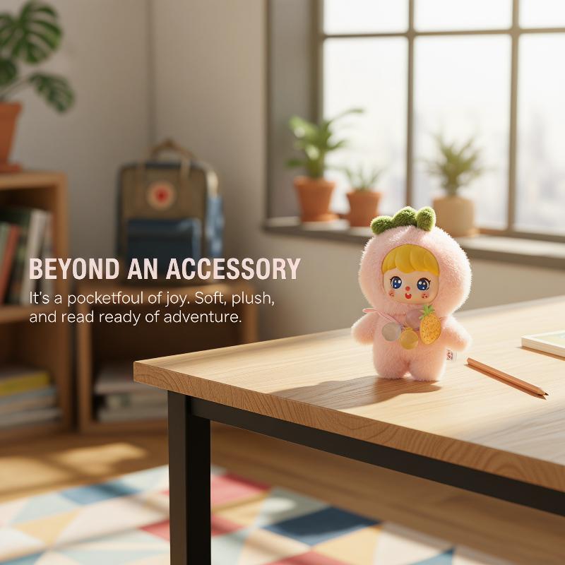 Cute Fruit Plush Doll Keychain - Kids Education School ulasan dan harga