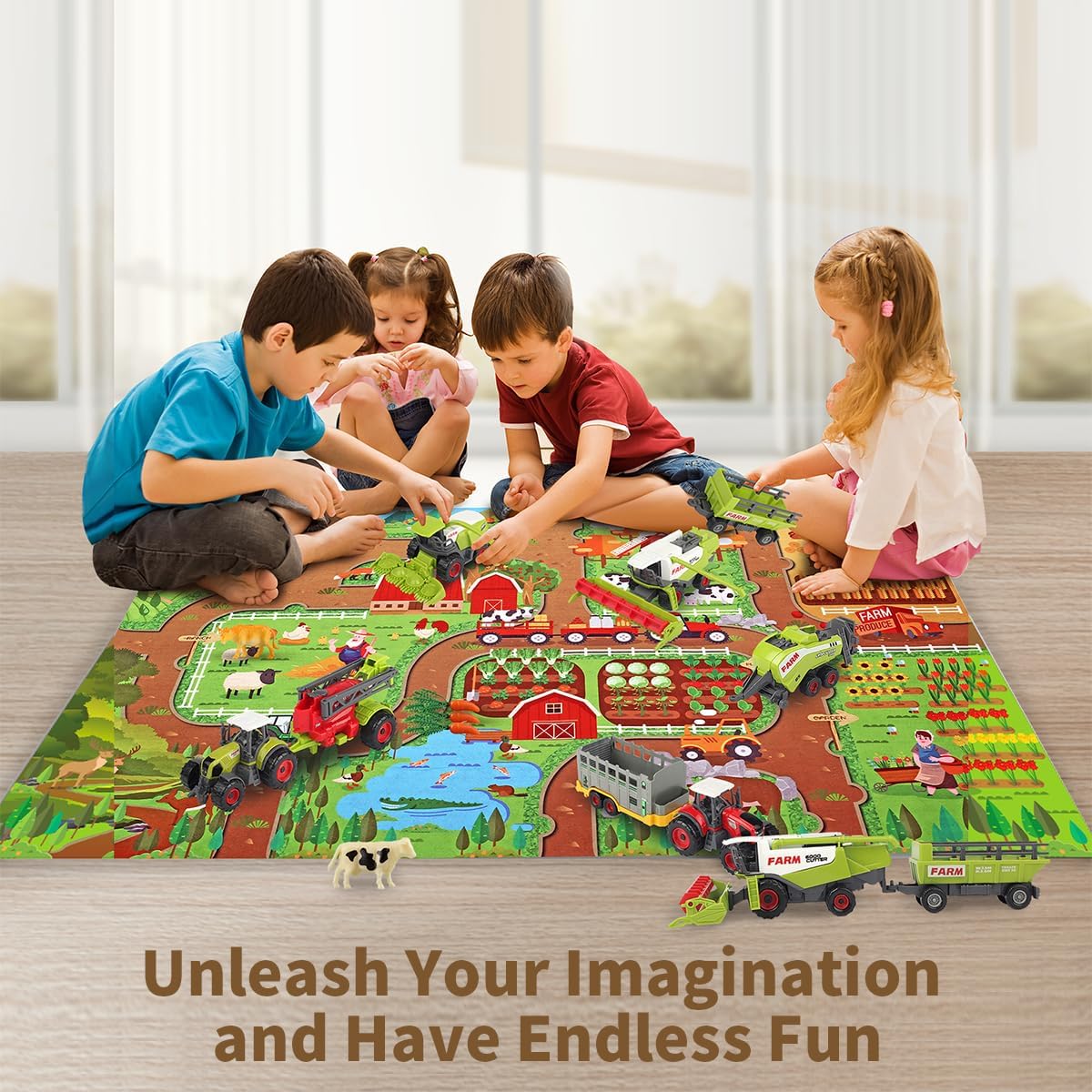 Kids Dream Mat Happy Farm Acti - Kids Education In Us ulasan dan harga