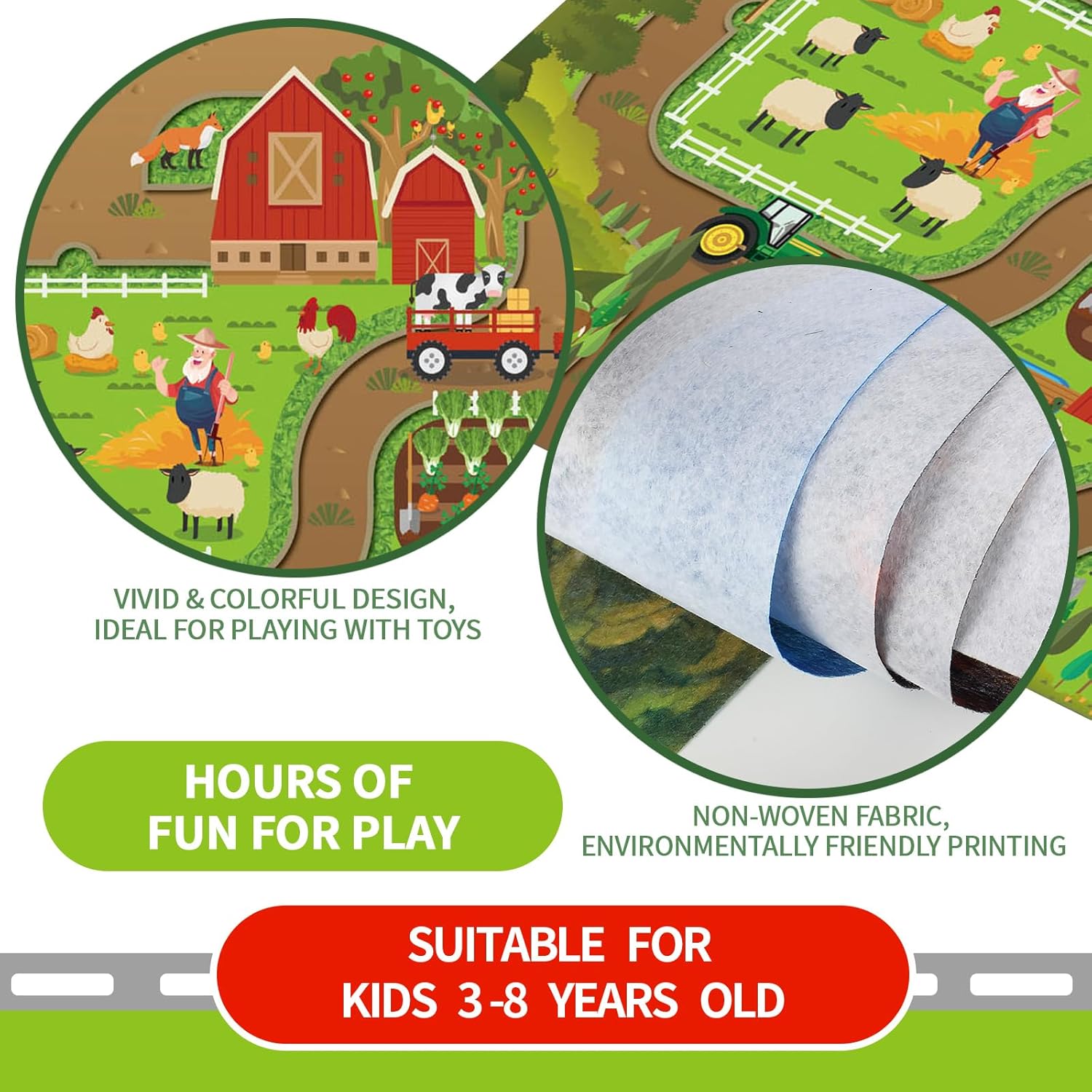 Kids Dream Mat Happy Farm Acti - Kids Education In Us ulasan dan harga