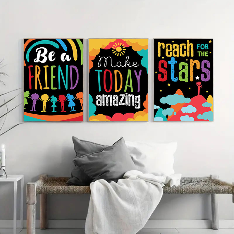 Colorful Cute Dream Big Quotes - Kids Education Quotes ulasan dan harga