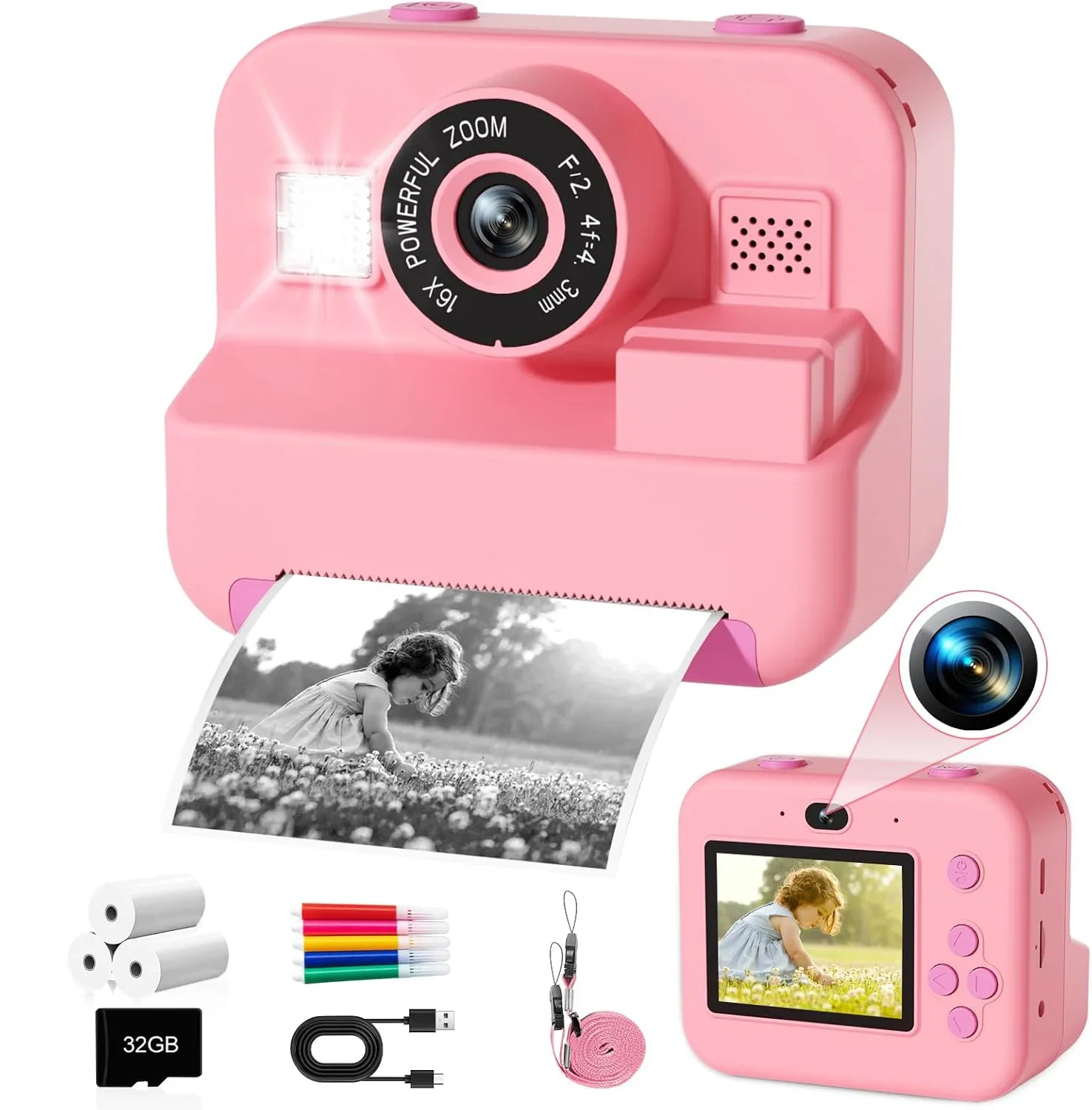 Digital Children Camera, Insta - Kids Education Images ulasan dan harga