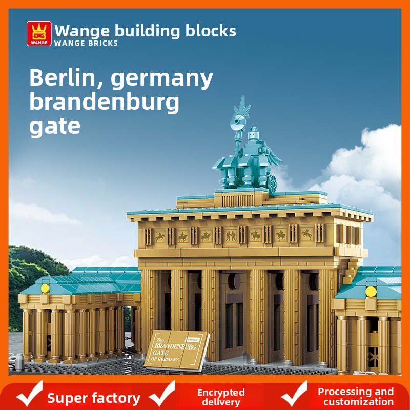 Brandenburg Gate Micro Bricks  - Kids Education In Germany ulasan dan harga