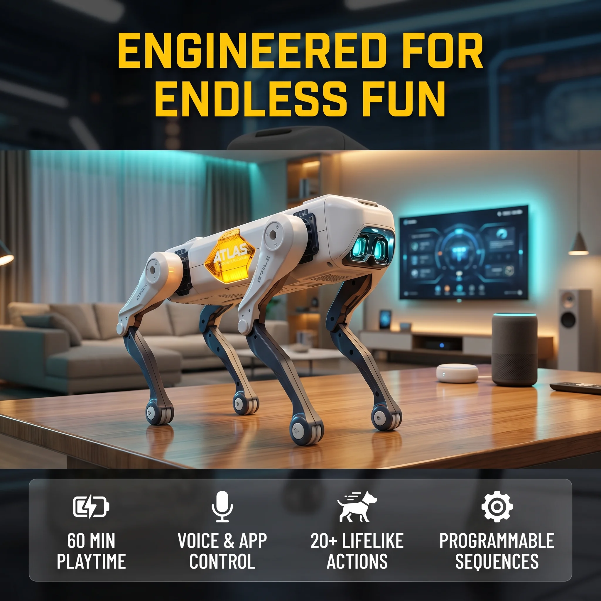 AI Smart Robot Dog, Voice & AP - Kids Education Toys ulasan dan harga