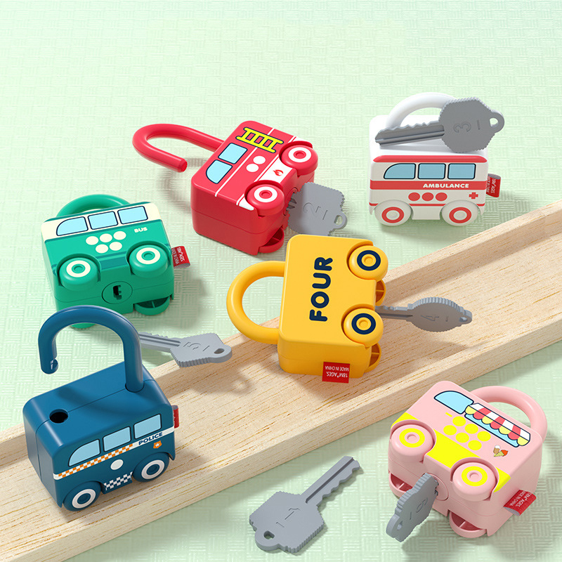 Baby Learning Lock with Key Ca - Kids Education Number ulasan dan harga
