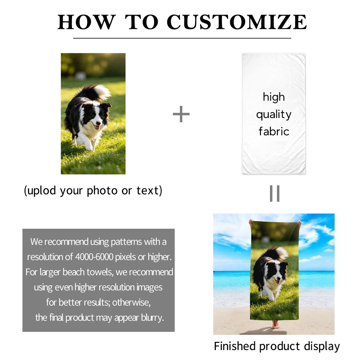 1pc Customized beach towels fo - Kids Education School ulasan dan harga