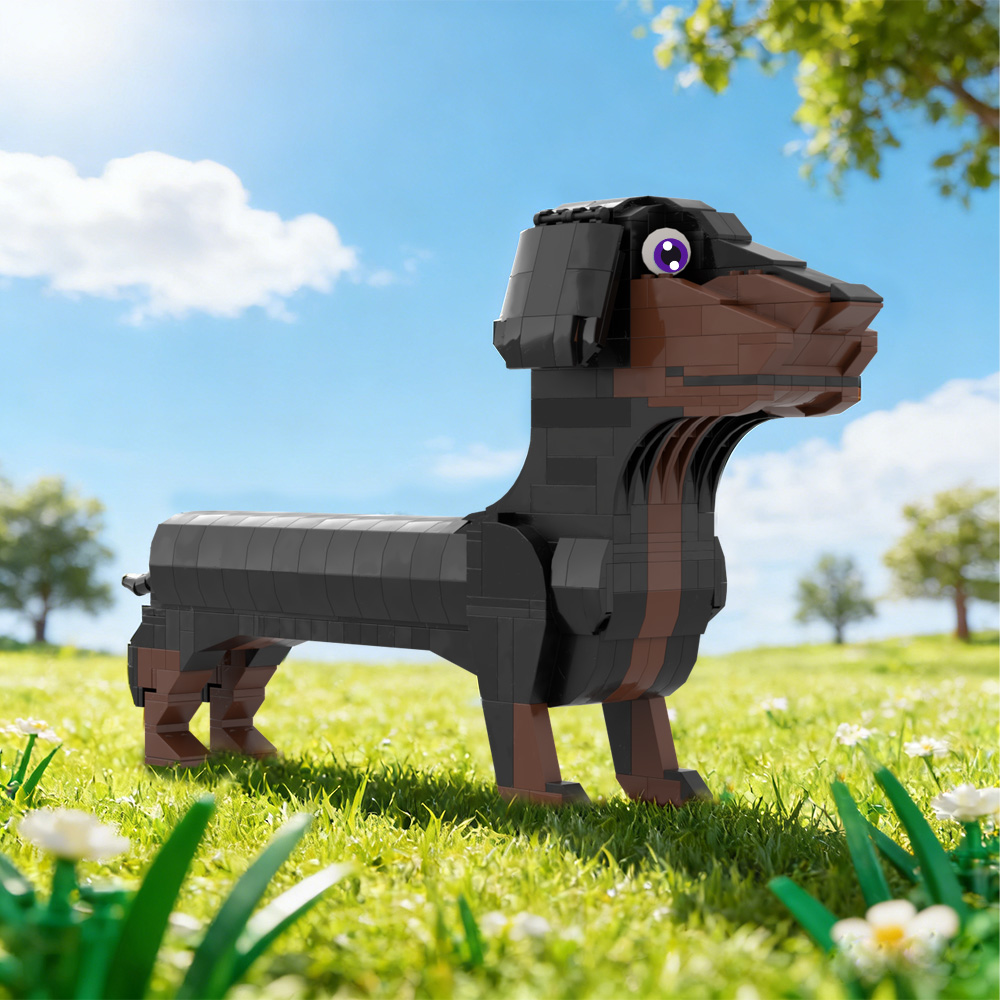 Gobricks MOC Germany Dachshund - Kids Education In Germany ulasan dan harga