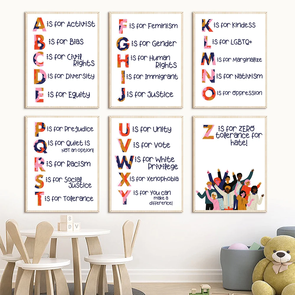 Nursery Alphabet Human Rights  - Kids Education Quotes ulasan dan harga