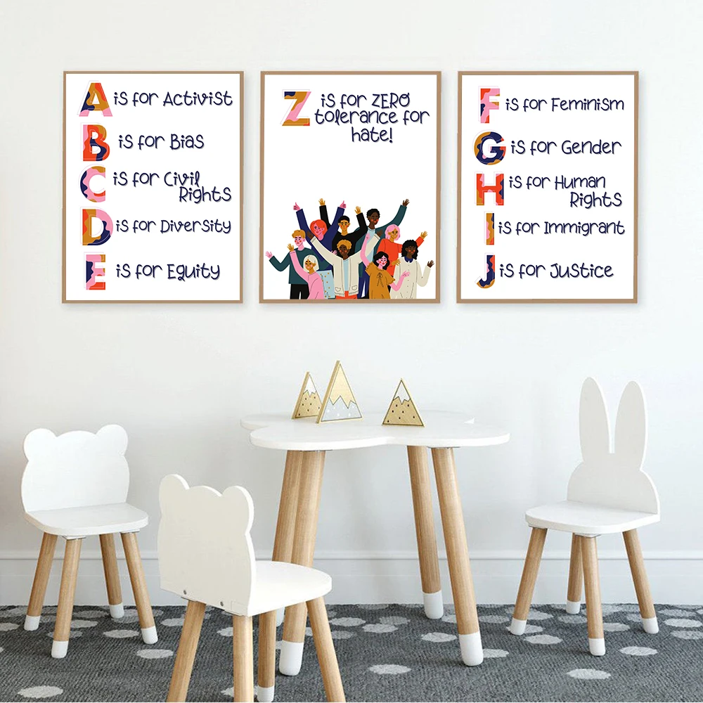 Nursery Alphabet Human Rights  - Kids Education Quotes ulasan dan harga