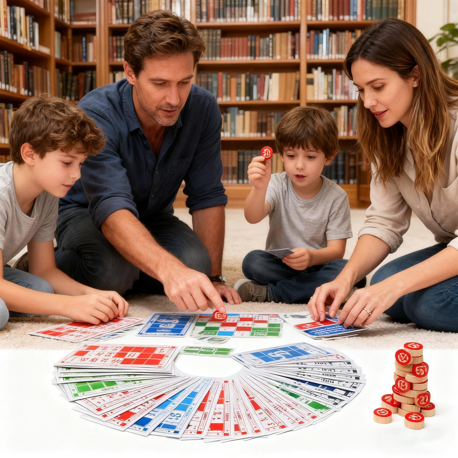 Bingo Set Wooden Funny Educati - Kids Education Group ulasan dan harga