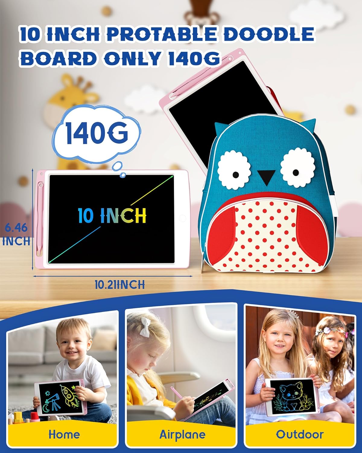 2 Pack LCD Writing Tablet for  - Kids Education Images ulasan dan harga